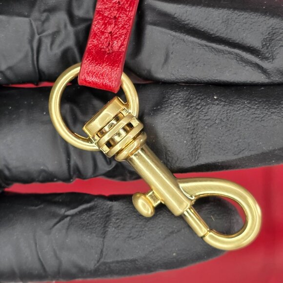 Brahmin Parin Womens Shoulder Bag Radiant Red Mystic Leather w/ Dust Cover Gift - Picture 11 of 15